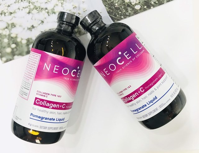Nước uống Collagen C Neocell Lựu - 11 loại collagen nước tốt